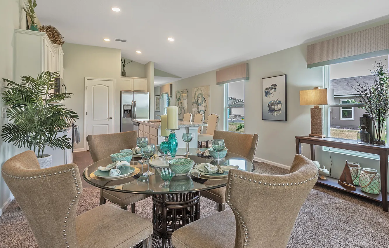 Photo wallpaper design, style, interior, kitchen, dining room