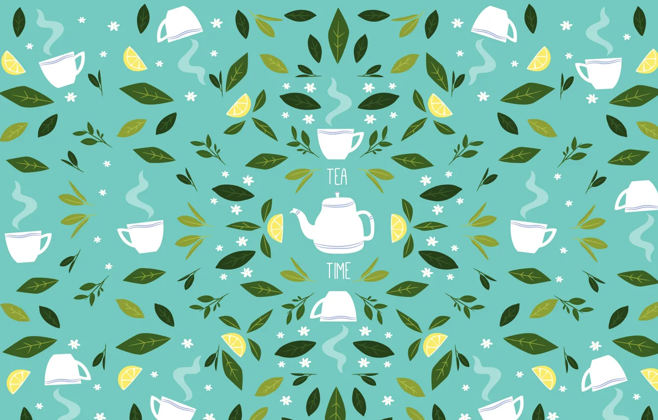 Photo wallpaper background, texture, background, leaves, tea, green tea