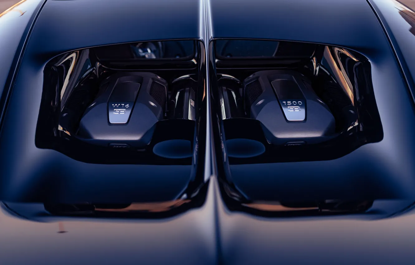 Wallpaper Bugatti, engine, W16, Chiron, Bugatti Chiron for mobile and ...