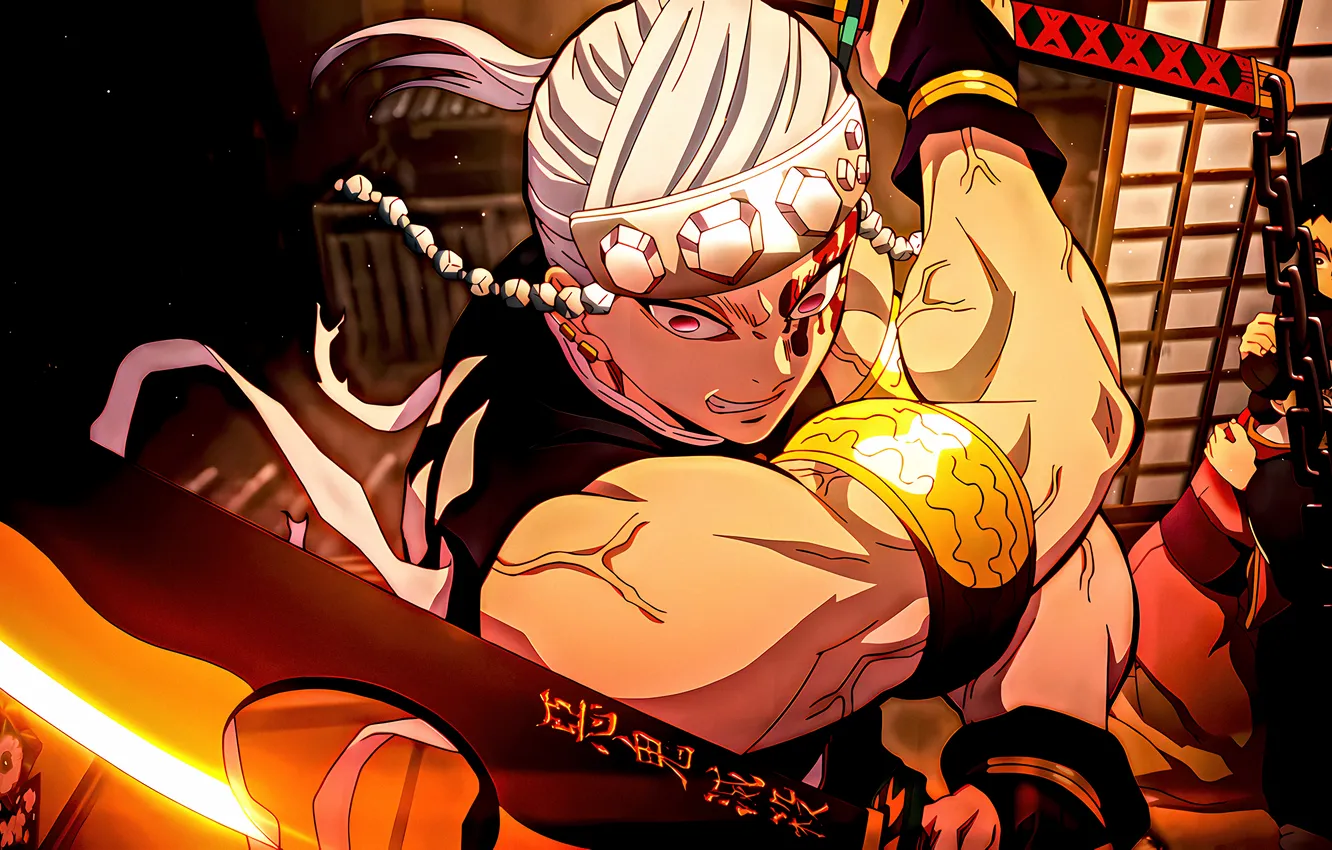 Photo wallpaper anime, Demon Slayer: Kimetsu No Yaiba, Tengen Uzui