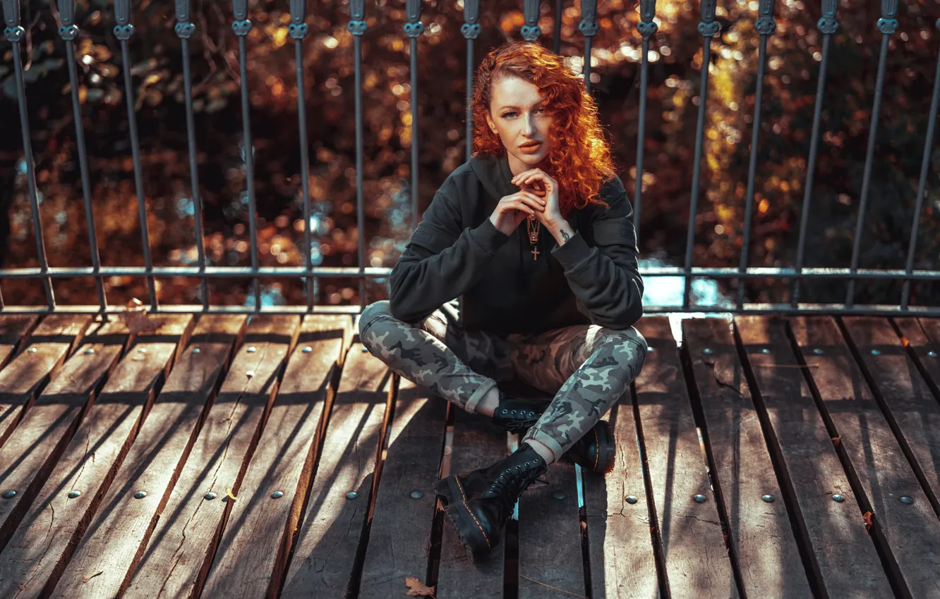 Photo wallpaper pose, girl, Masha Kalita