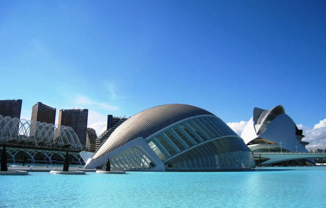 Photo wallpaper Spain, Valencia, Hemispheric