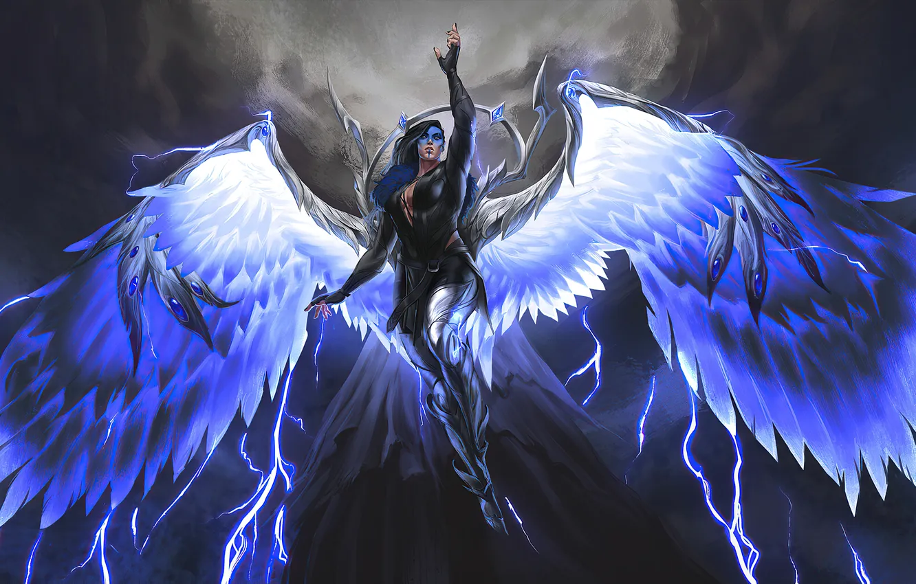 Photo wallpaper Fantasy, Wings, Angel