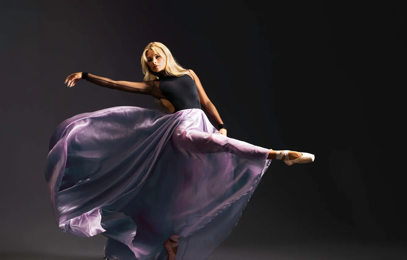 Photo wallpaper dance, blonde, ballet, Erin