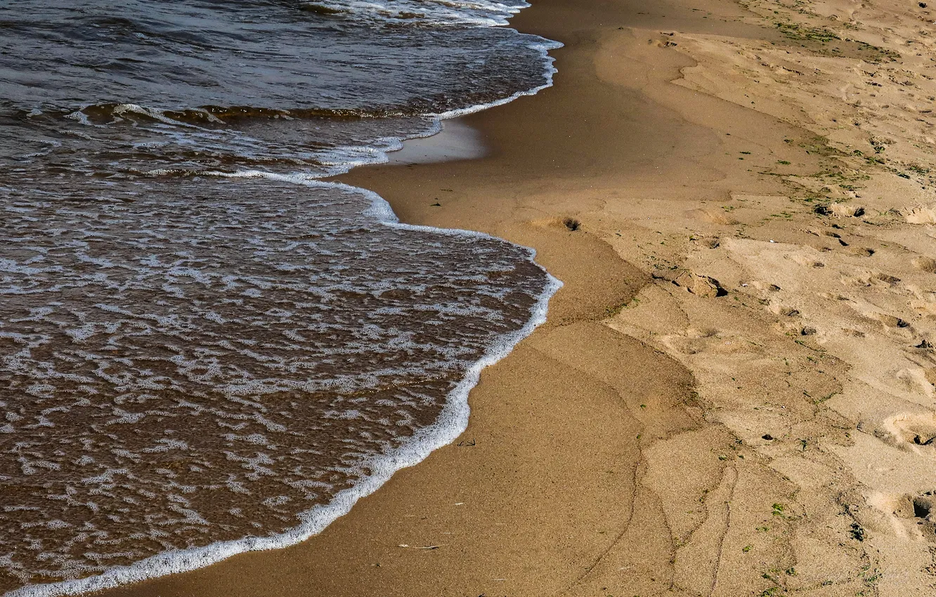 Photo wallpaper beach, sea, water, sand