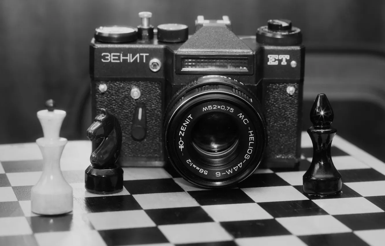 Photo wallpaper background, blur, the camera, Board, figure, mirror, Soviet, single lens reflex cameras