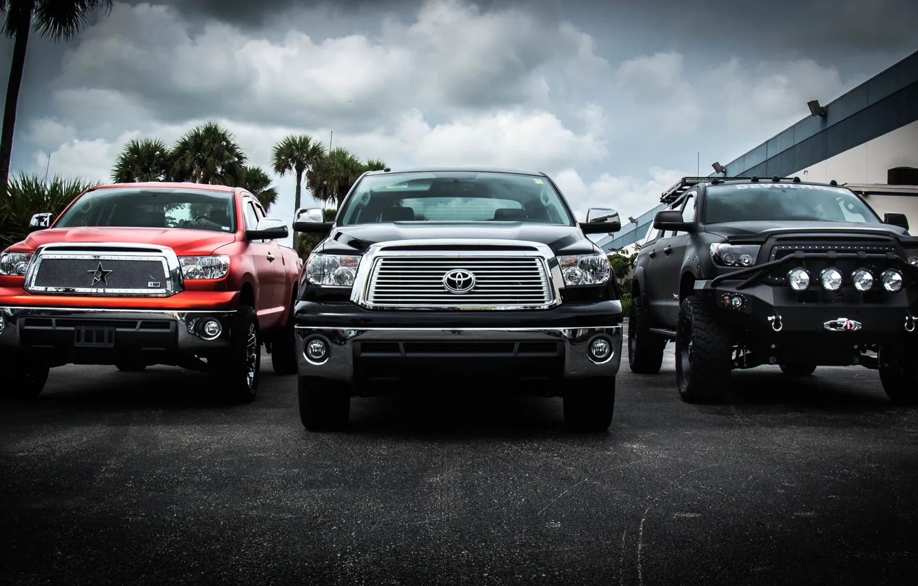 Photo wallpaper toyota, carbon, usa, truck, wrap, devolro, Toyota tundra, tundra