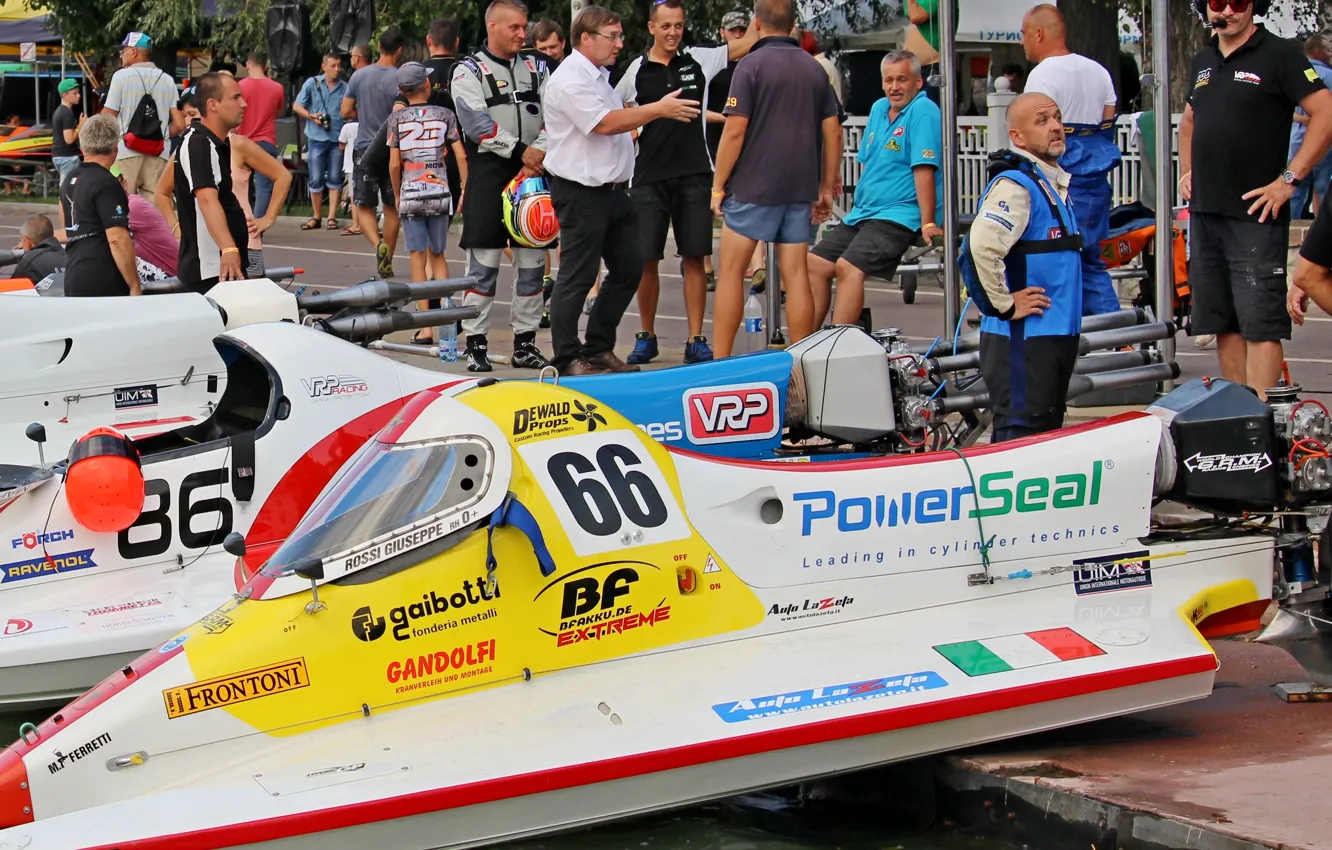 Photo wallpaper race, boat, speed