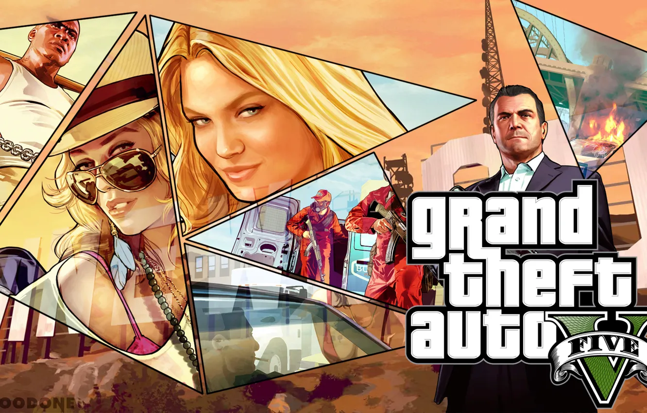 Photo wallpaper police, murder, Los Santos, gta 5