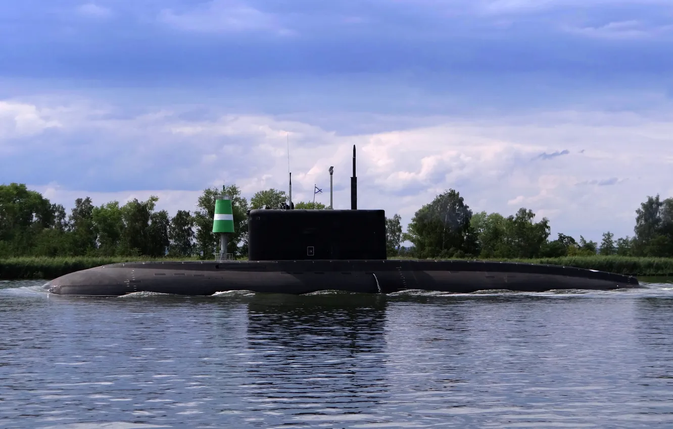 Photo wallpaper submarine, submarine, Navy, Baltika, diesel, the project 636.3, "Novgorod the Great"