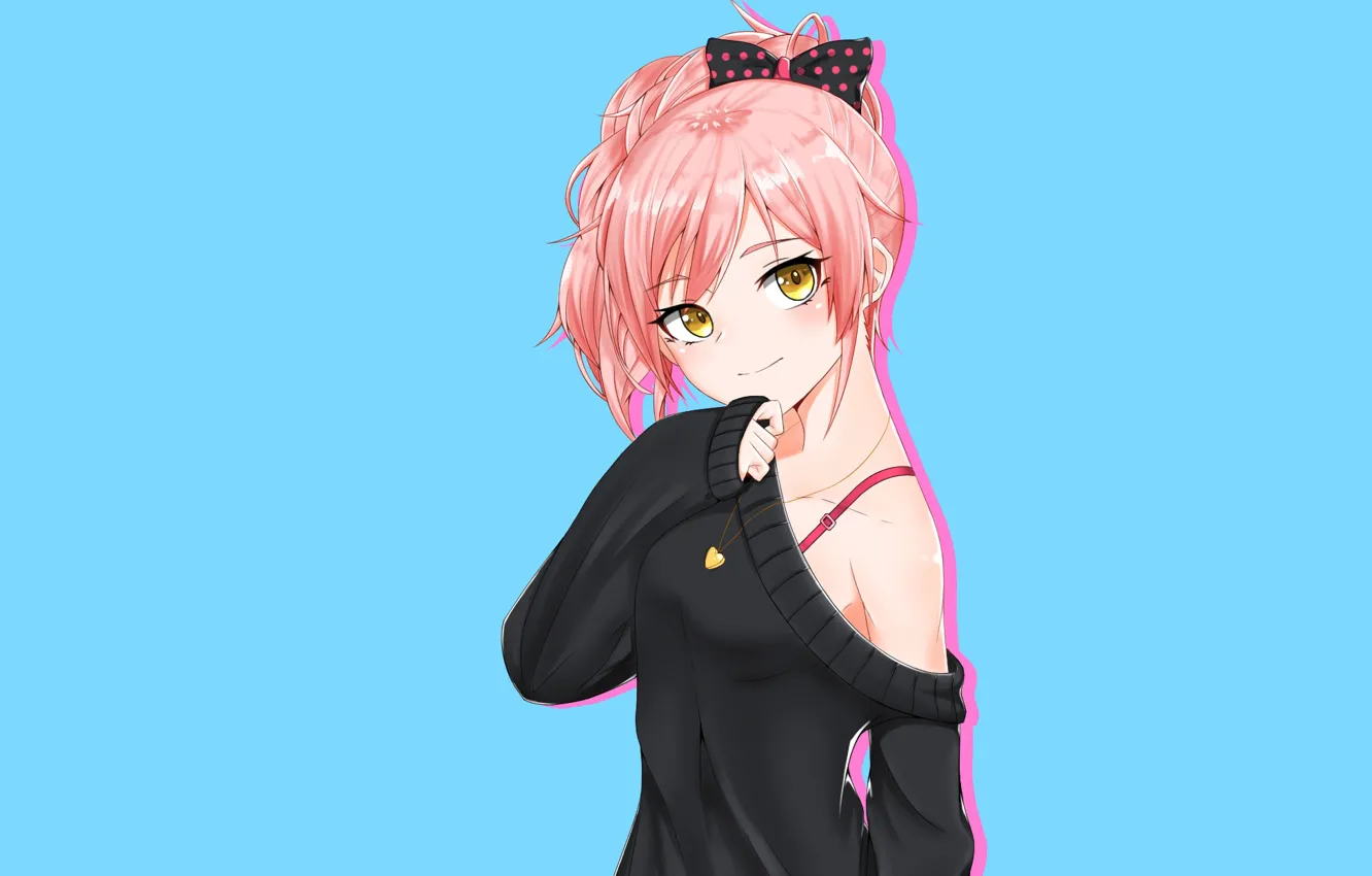 Photo wallpaper girl, background, anime, IdolM@ster