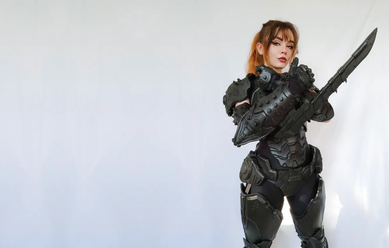 Photo wallpaper armor, cosplay, Doom, cosplay costume, cosplay model