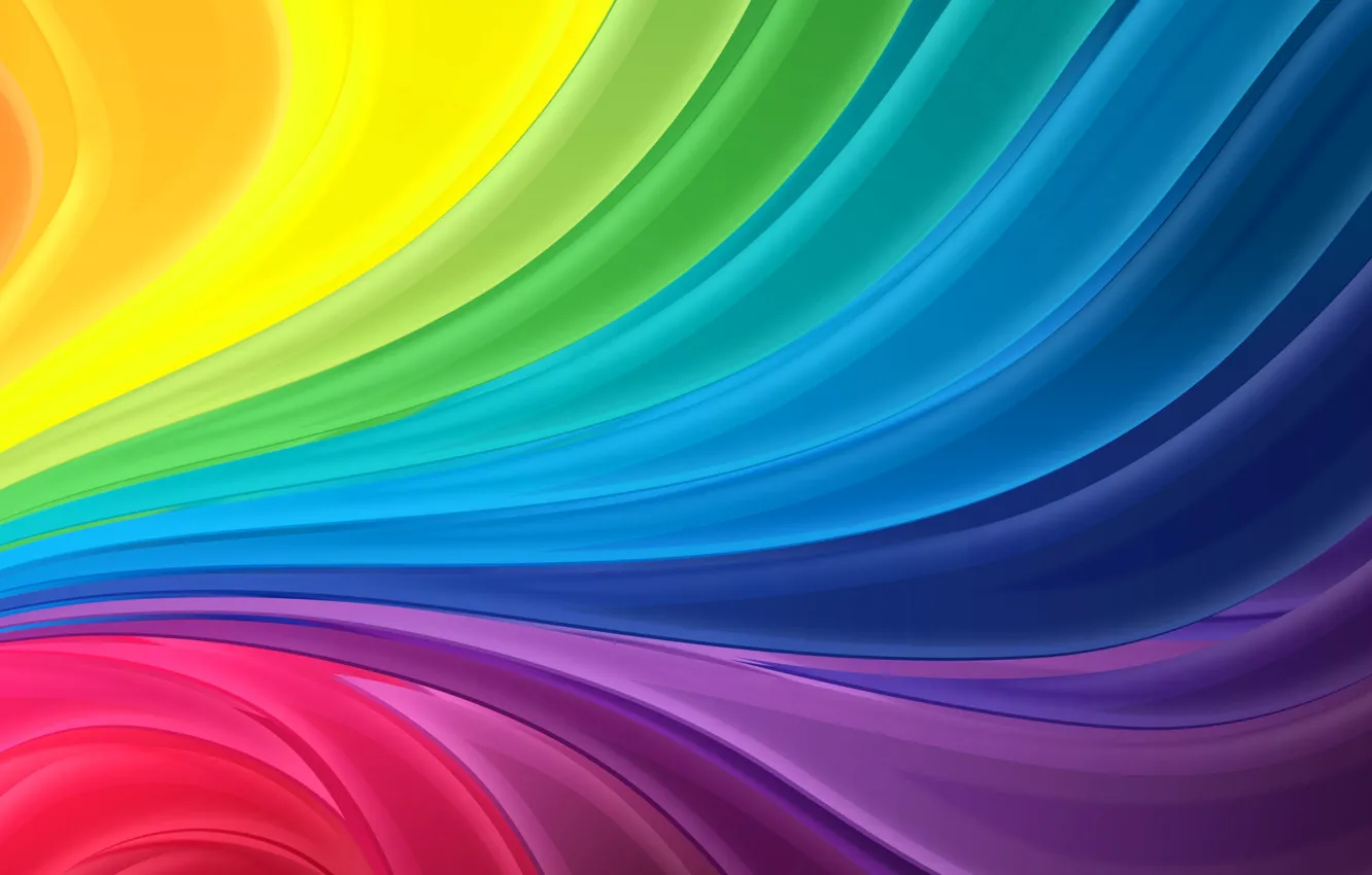 Photo wallpaper line, paint, rainbow, texture