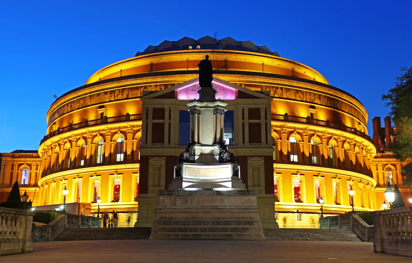 Photo wallpaper London, monument, UK, Royal Albert Hall