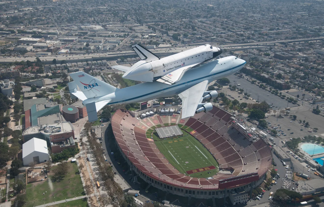 Photo wallpaper flying, airplane, aviation
