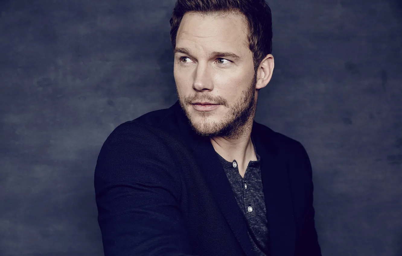 Photo wallpaper look, male, jacket, Chris Pratt