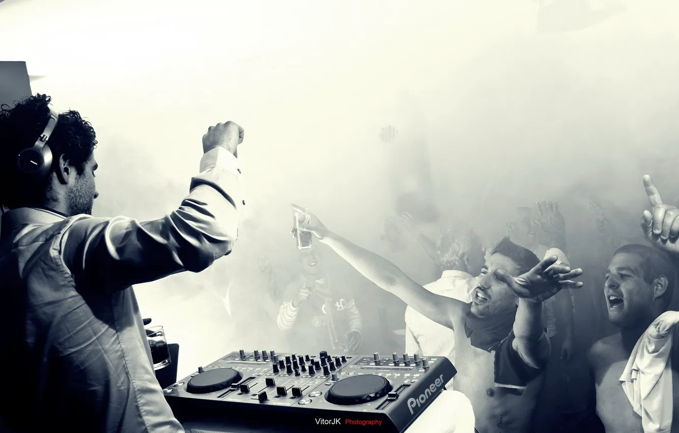 Photo wallpaper music, dance, headphones, pioneer, Philips