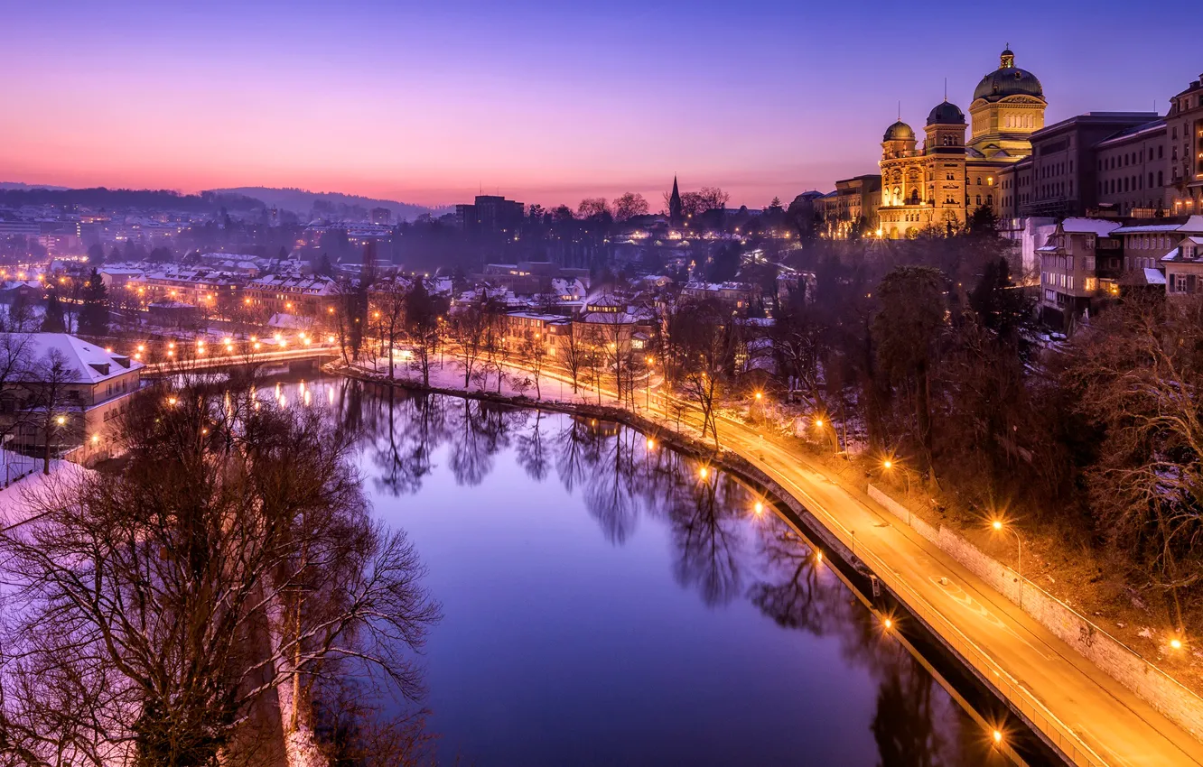 Photo wallpaper Switzerland, Bern, actual capital