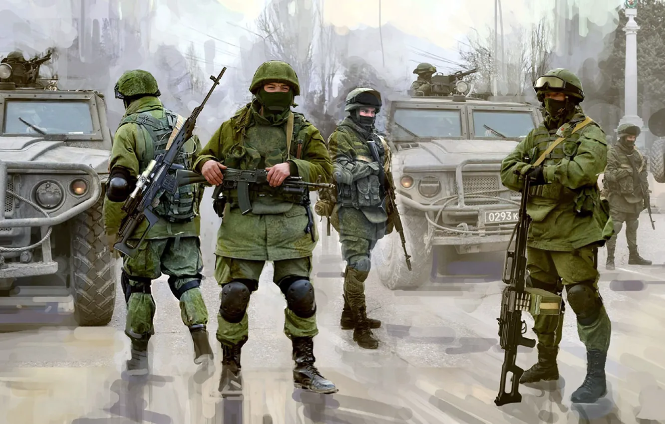 Photo wallpaper polite people, Modern Russian Infantry, Modern Russian soldiers, Polite People, RUSSIAN MODERN INFANTRY