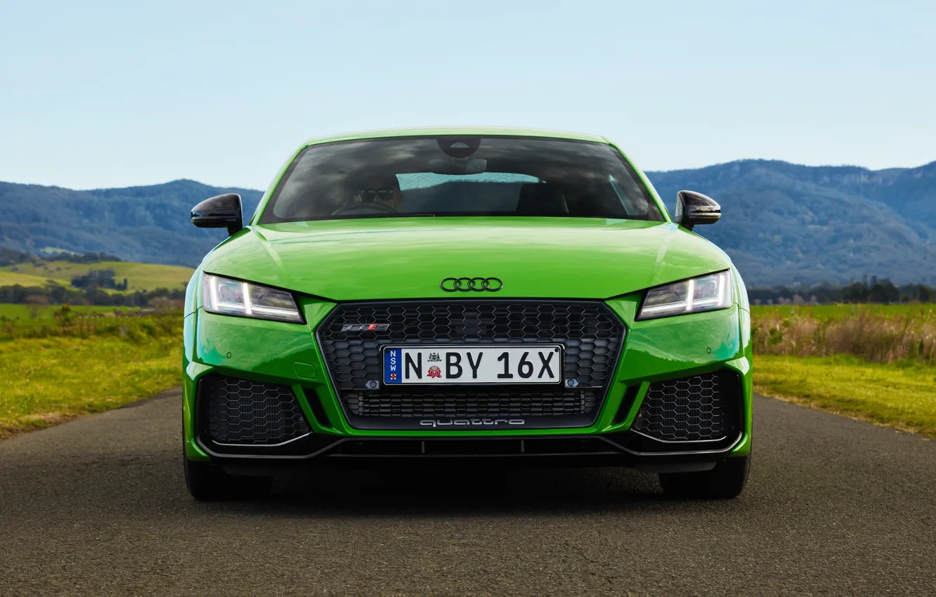 Photo wallpaper Audi, front, TT, Audi TT RS Coupe