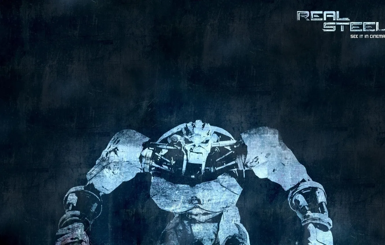 Photo wallpaper background, the film, robot, Real Steel, real steel