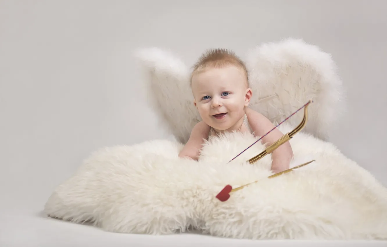 Photo wallpaper mood, arrows, Cupid