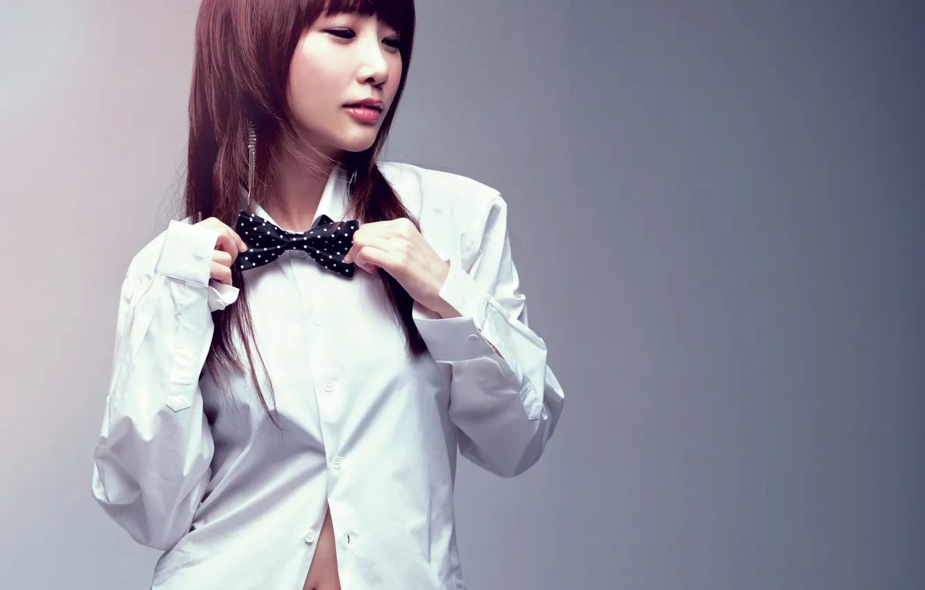 Photo wallpaper butterfly, Japanese, tummy, shirt, earrings