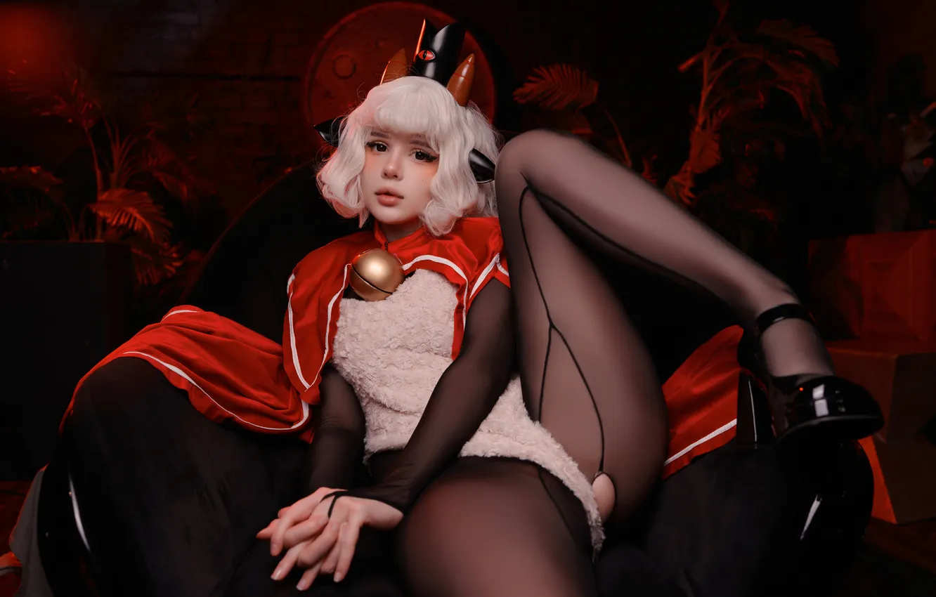 Photo wallpaper bodysuit, model, women, cosplay, video games, bodystocking, torn clothes, Lesya Kus
