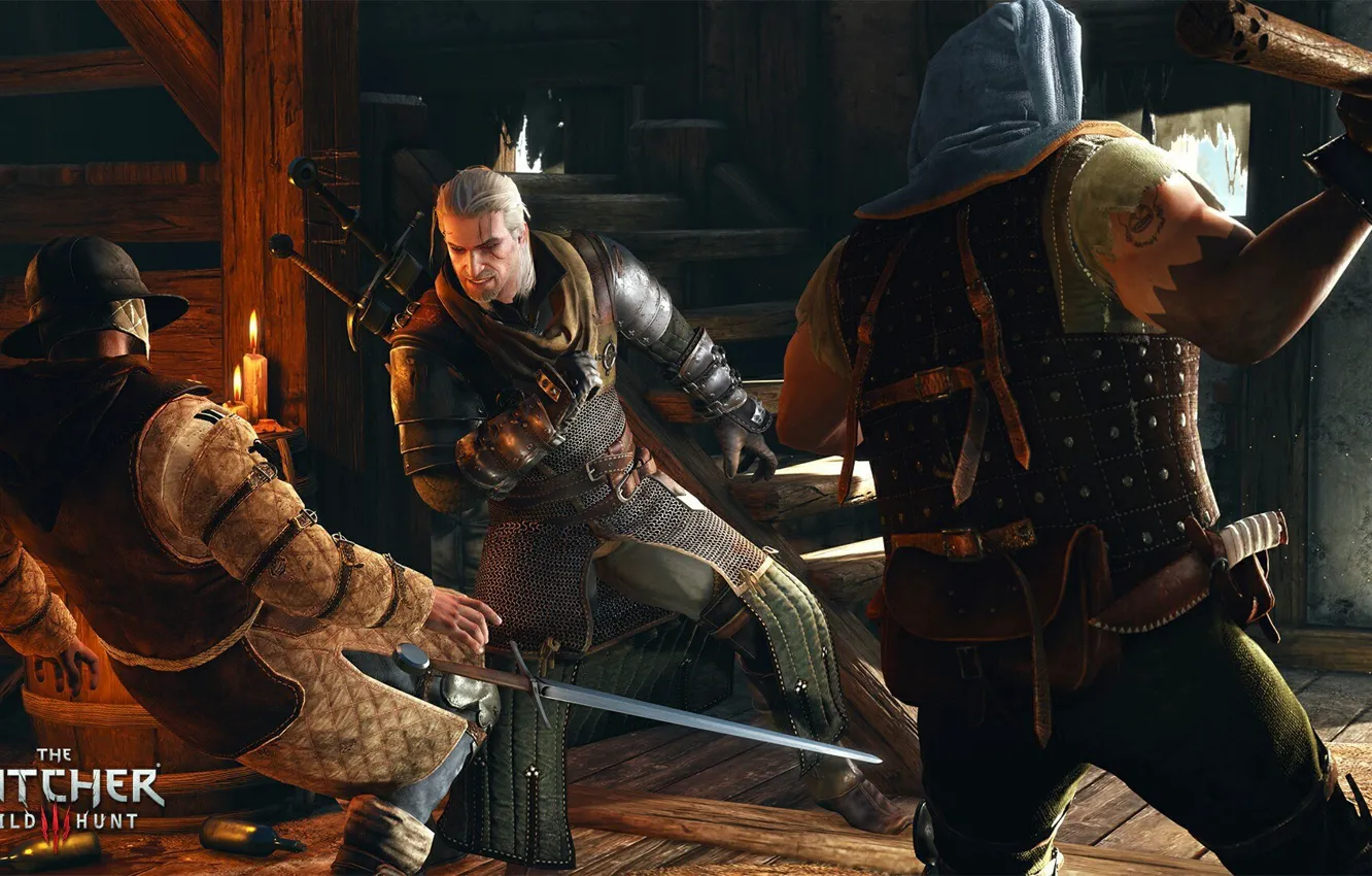 Photo wallpaper The Wild Hunt, The Witcher, rpg, Geralt, CD Projekt RED, The Witcher 3, Wild Hunt