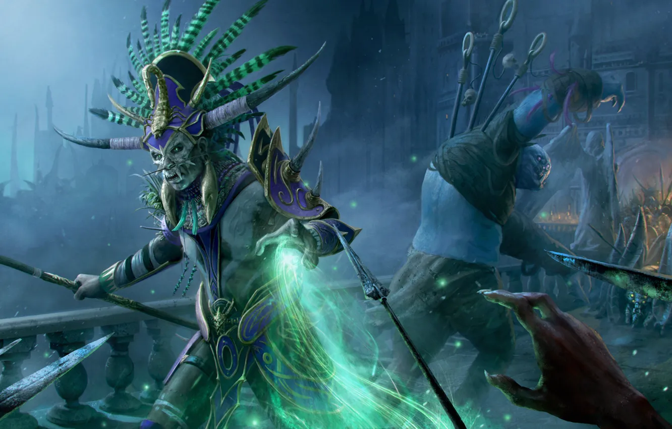 Photo wallpaper horns, Witch Doctor, Diablo III: Reaper of Souls
