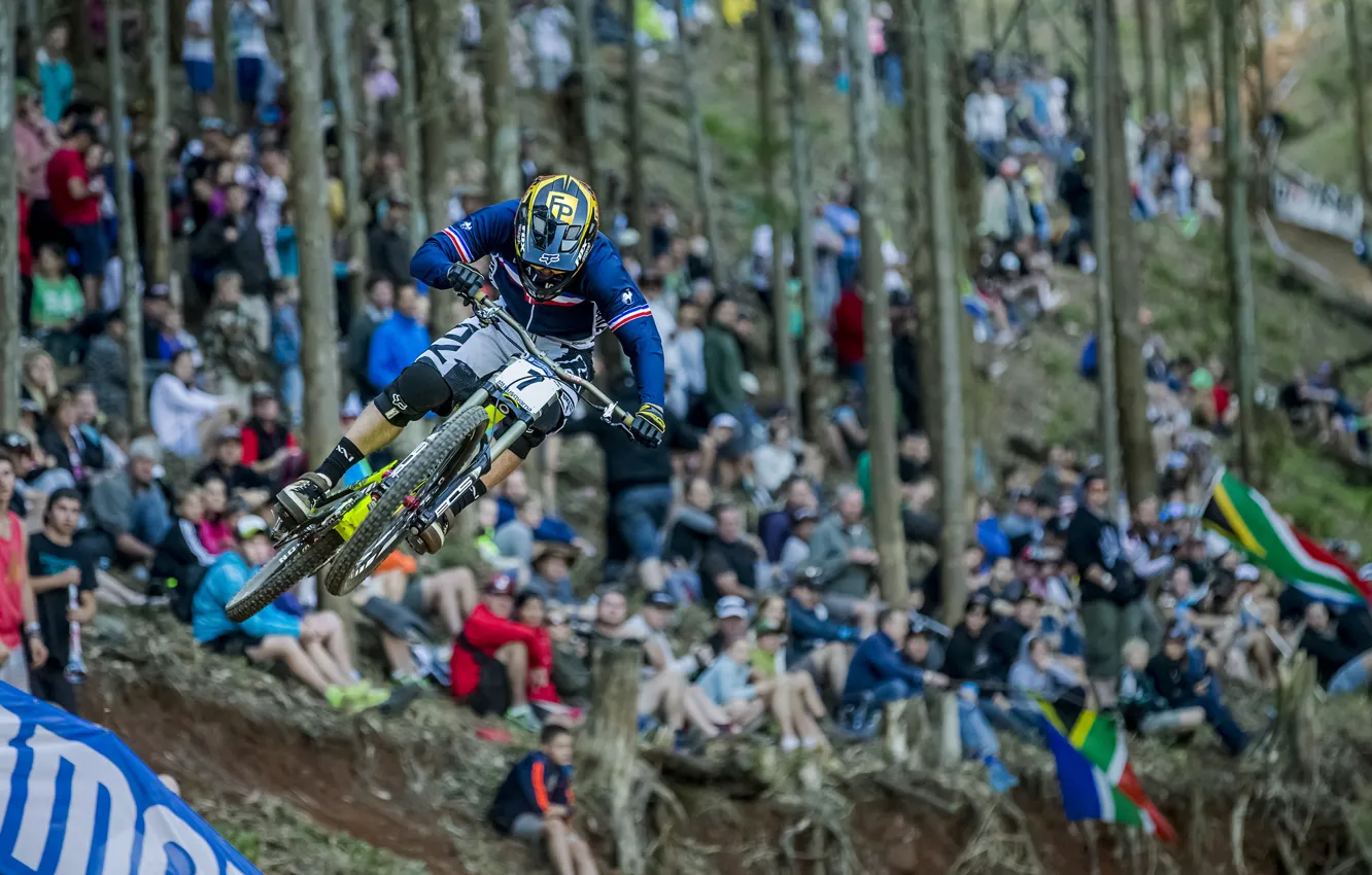 Photo wallpaper bike, jump, race, sport