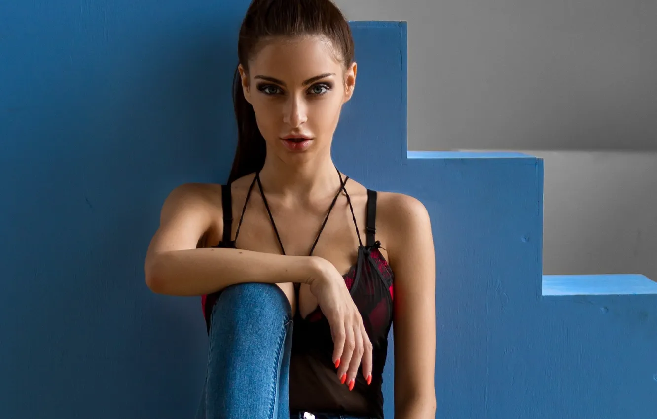 Photo wallpaper look, girl, Alex Polish, Ksenia Wegner