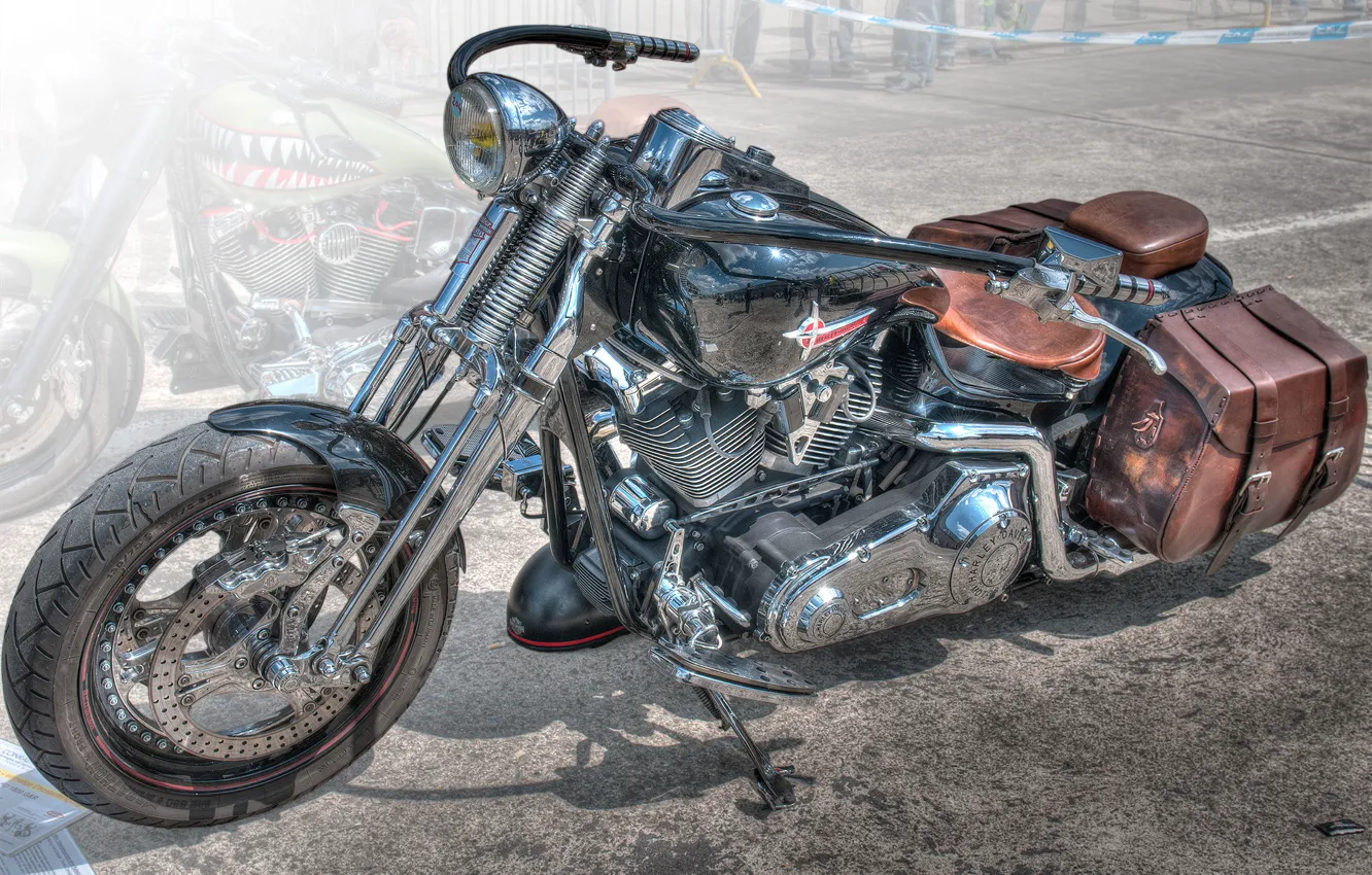 Photo wallpaper design, style, background, HDR, motorcycle, form, bike, Harley-Davidson