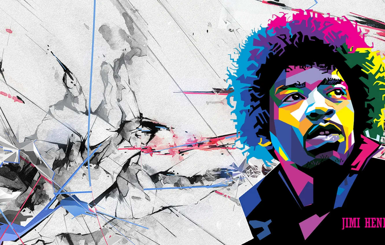 Photo wallpaper genius, guitarist, rock, legend, Jimi Hendrix, virtuoso