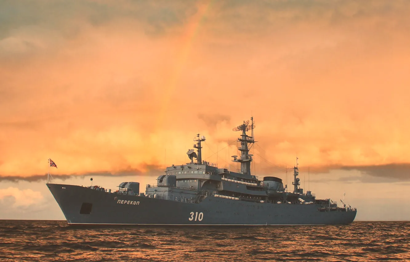 Photo wallpaper ship, training, Perekop