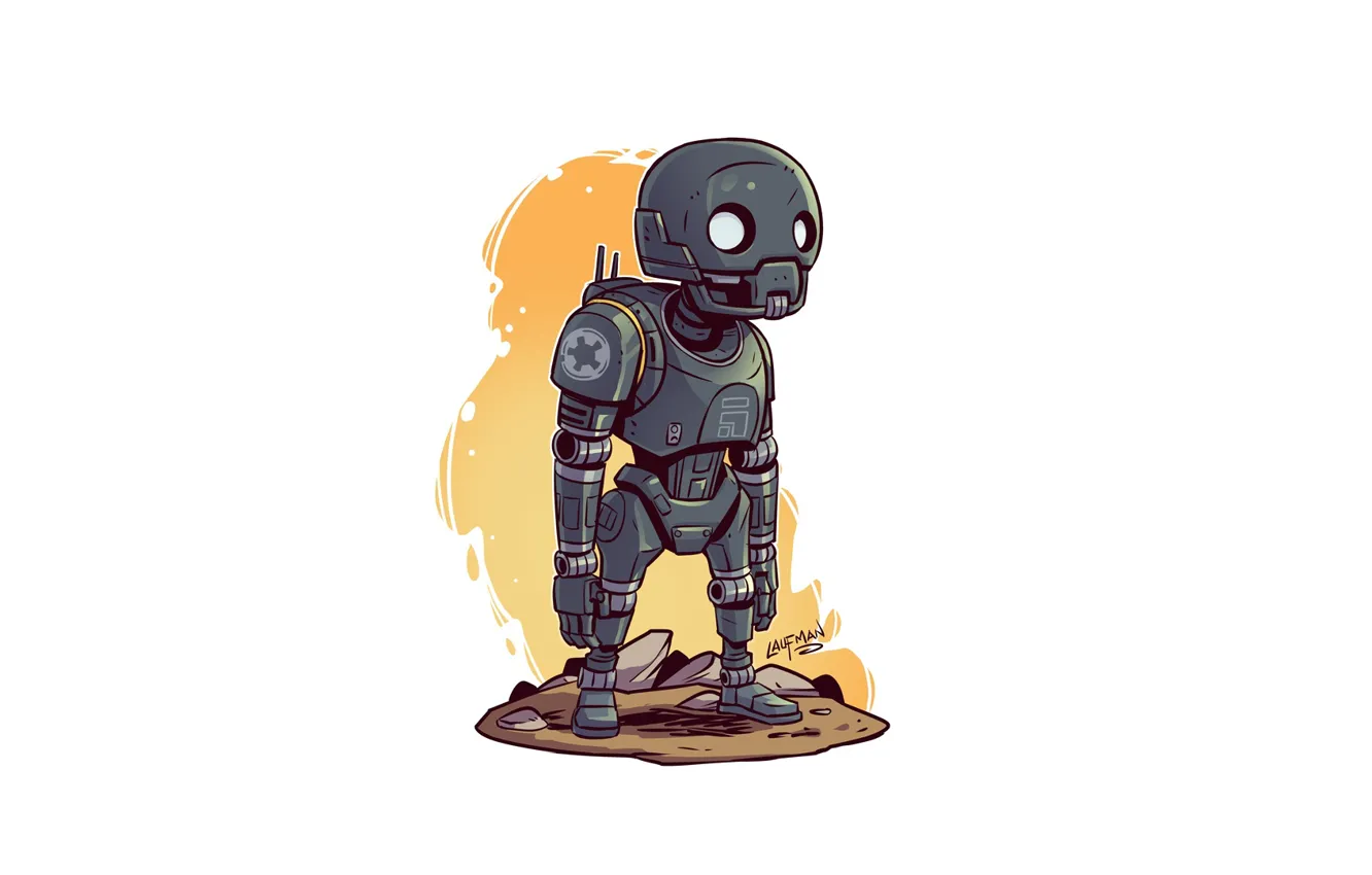 Photo wallpaper Star Wars, K-2SO, Derek Laufman