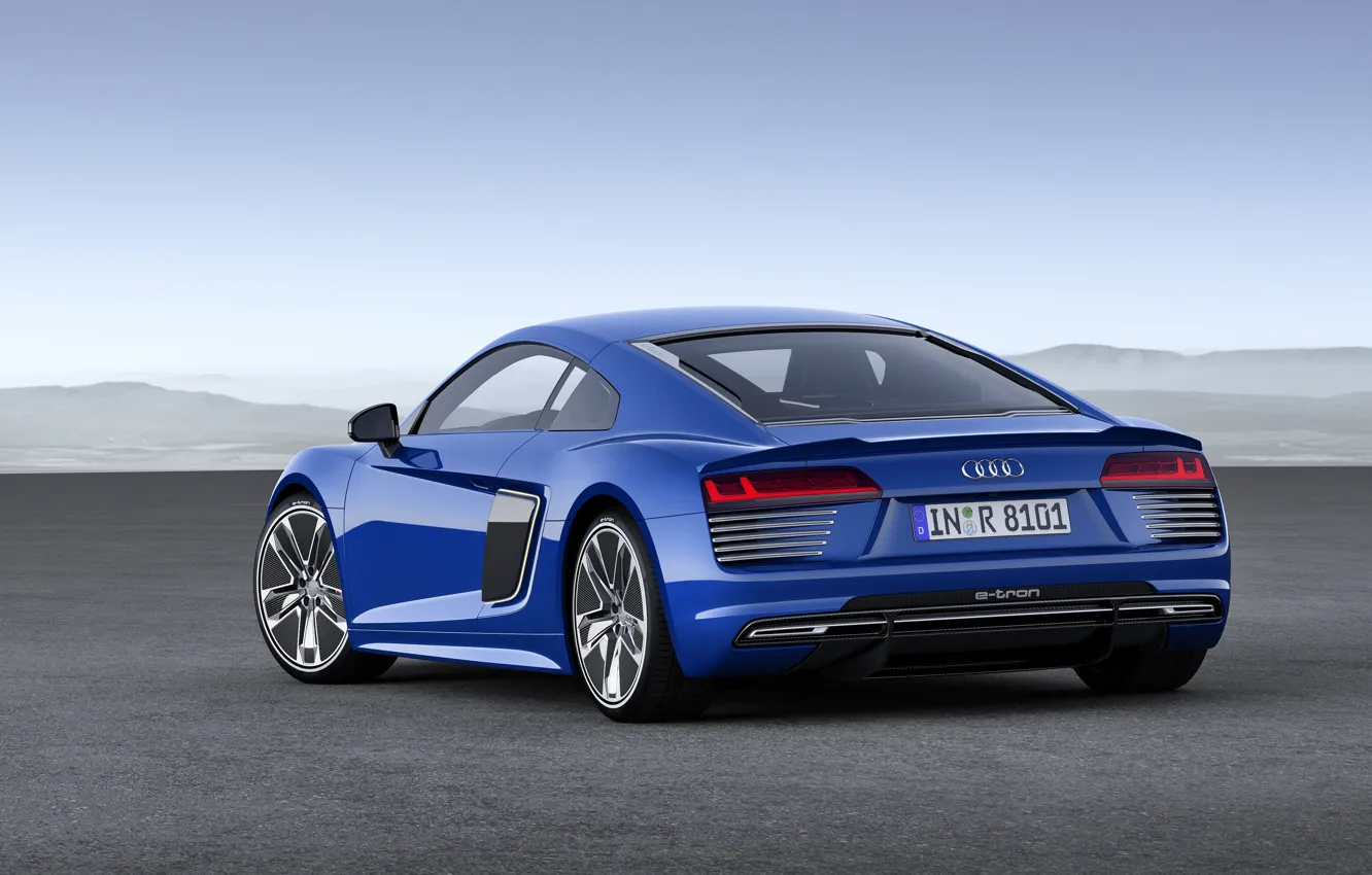 Photo wallpaper blue, Audi, Audi, e-tron, 2015