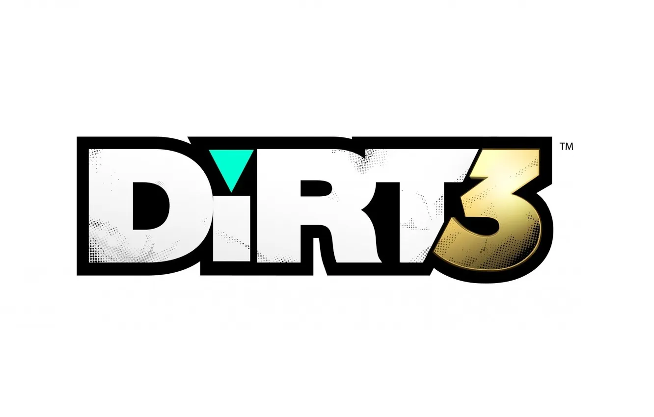 Photo wallpaper the inscription, the game, logo, dirt 3