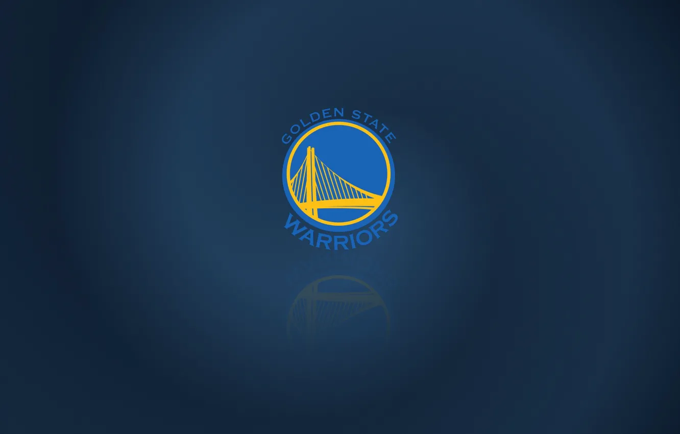 Photo wallpaper Logo, NBA, Basketball, Sport, Golden State Warriors, Emblem, Golden State