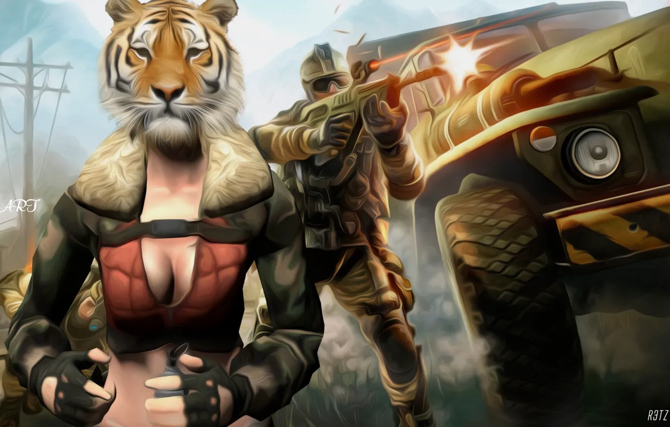 Photo wallpaper the game, shooter, Point Blank, skin