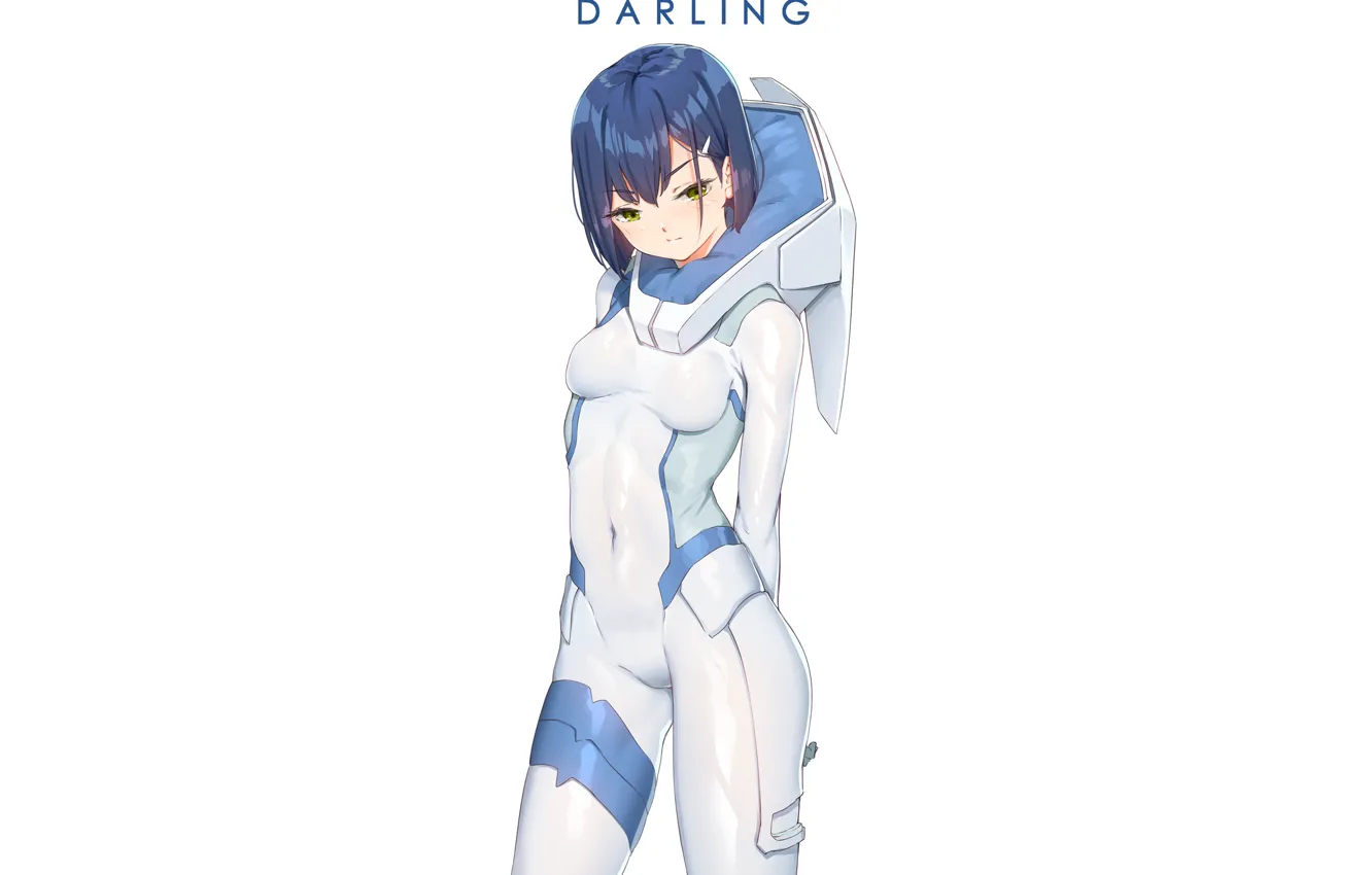Photo wallpaper girl, background, costume, Darling In The Frankxx