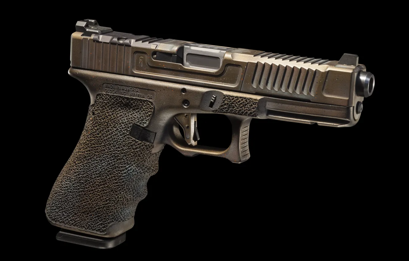 Photo wallpaper gun, Glock, Austrian, self-loading