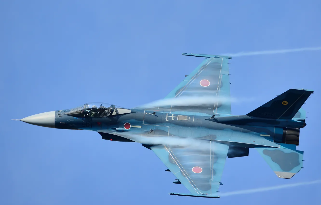 Photo wallpaper flight, fighter, Mitsubishi, bomber, Japanese, F-2A