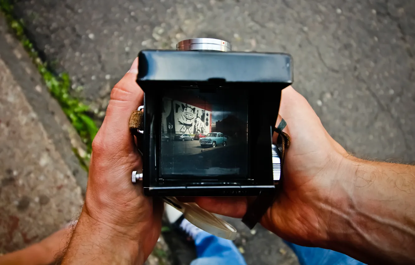 Photo wallpaper camera, moskvich, Minsk, Moskvich 407, Flexaret, Flexaret V