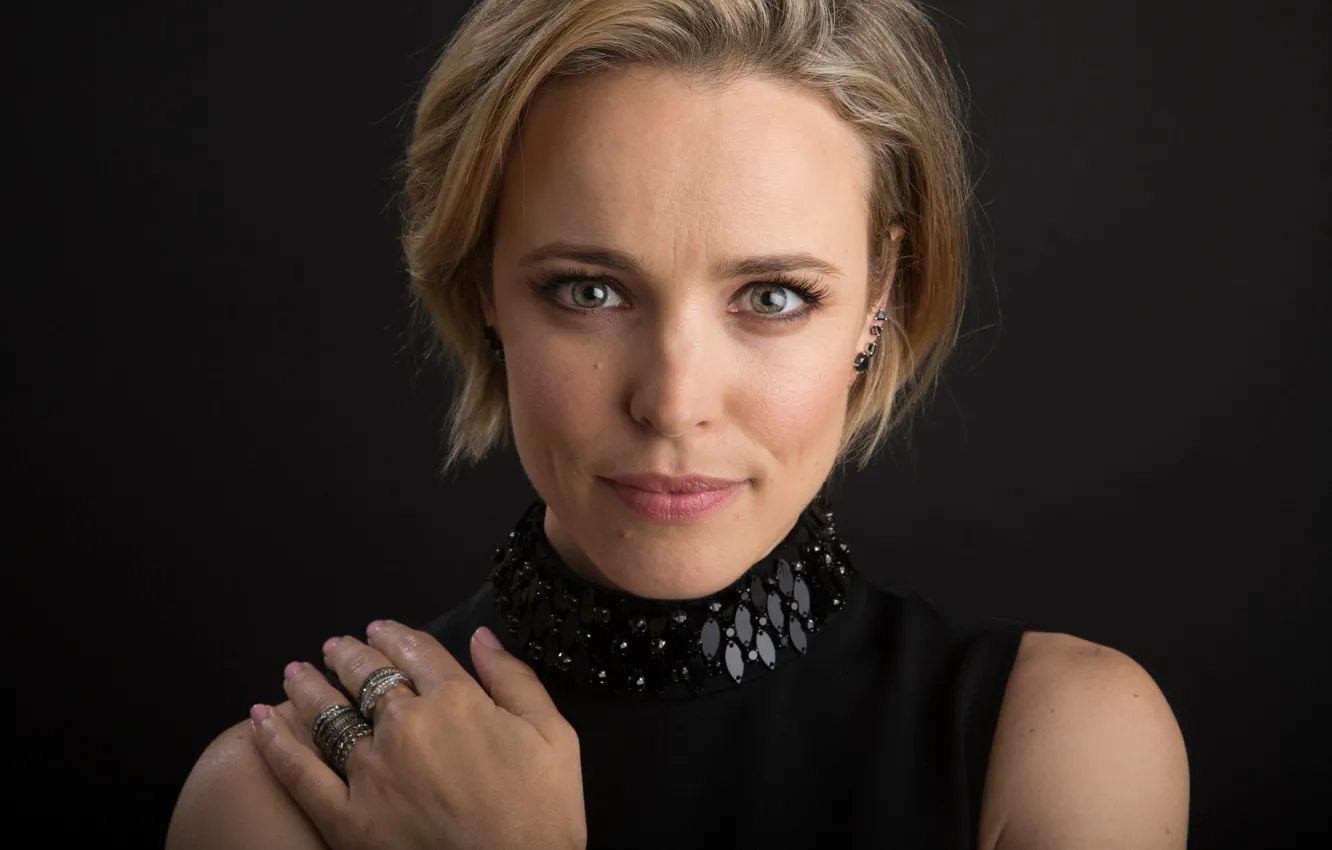 Photo wallpaper close-up, background, makeup, actress, hairstyle, photographer, Rachel McAdams, Rachel McAdams