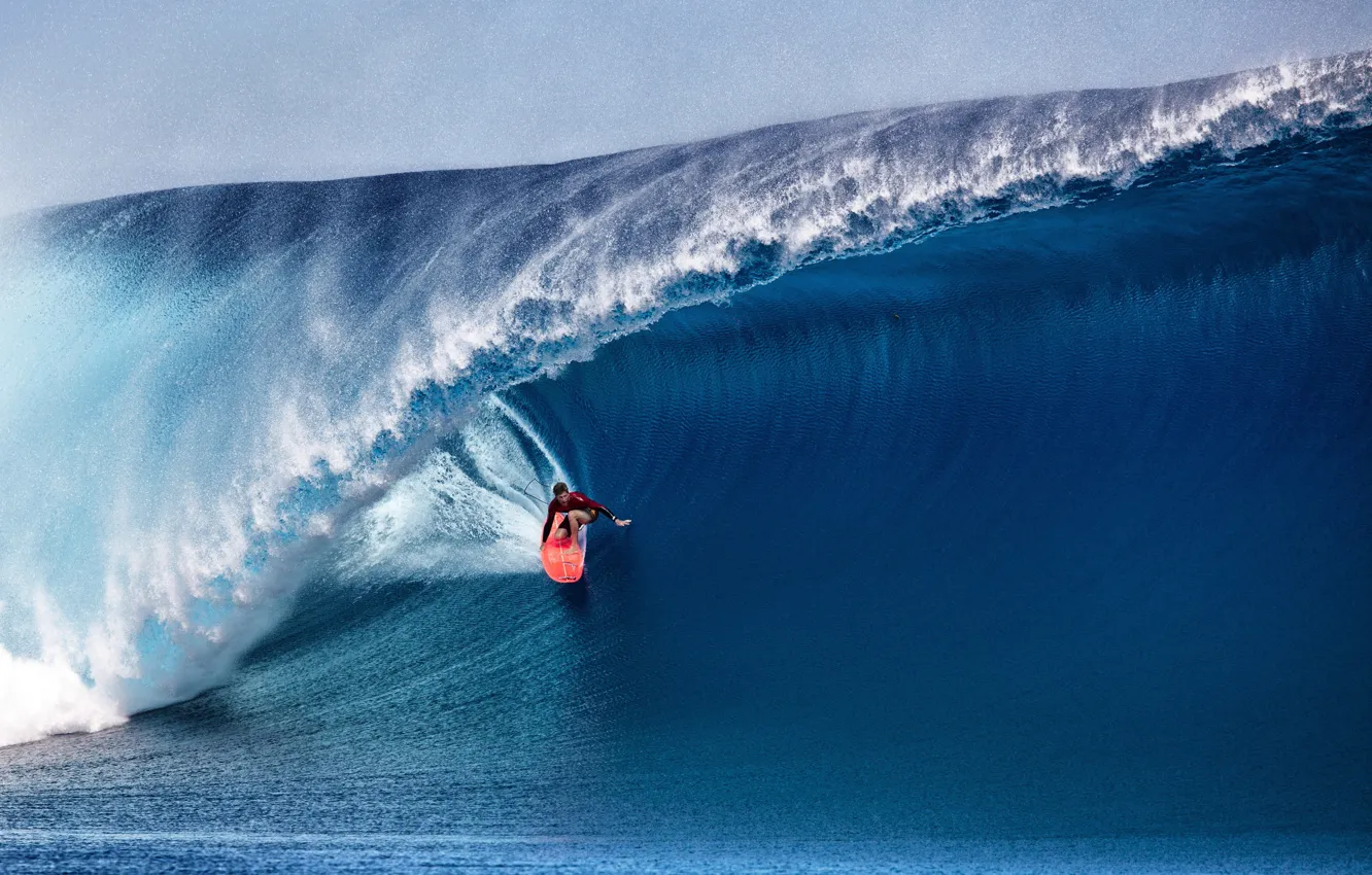 Photo wallpaper sport, wave, surfer, Serfing, serving
