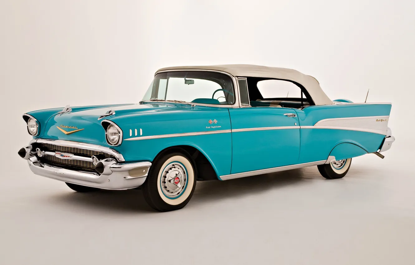 Photo wallpaper retro, Chevrolet, car, Bel Air