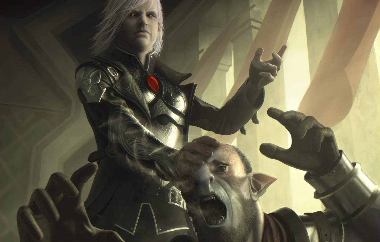 Photo wallpaper fan art, Magic: The Gathering, Solemn Visitor, Sorin, Khans Of Tarkir