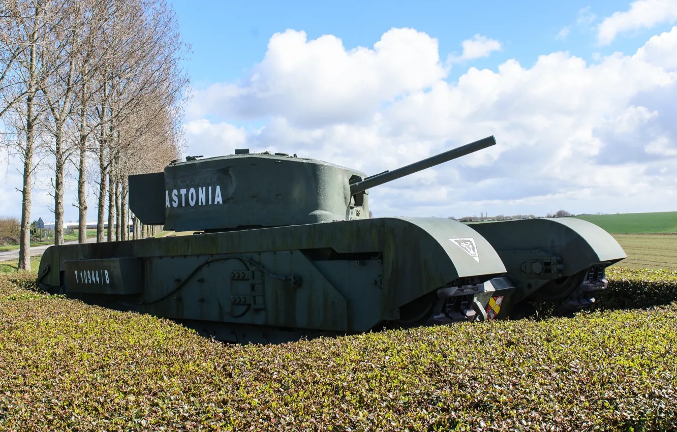 Photo wallpaper heavy, infantry tank, Churchill Mk VII