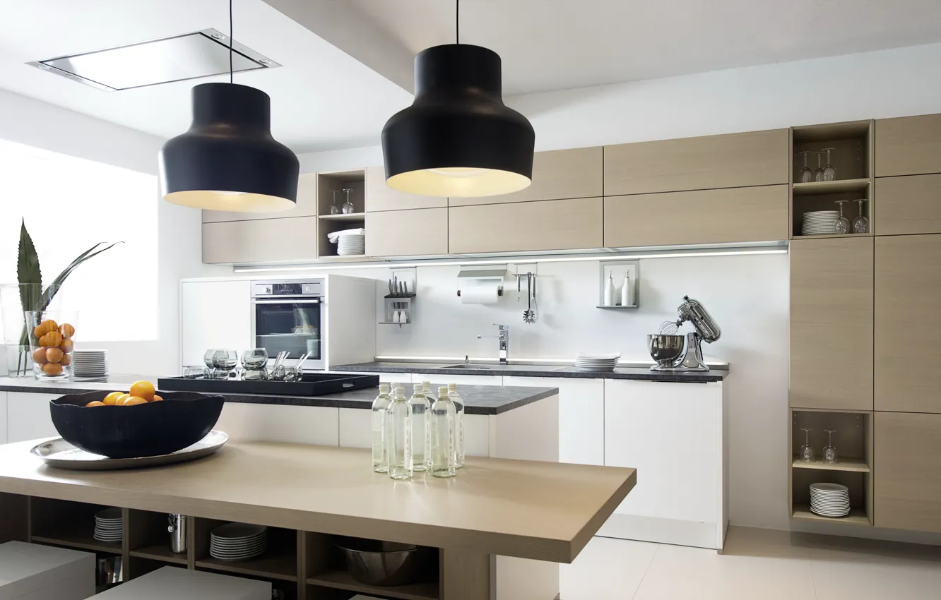 Photo wallpaper design, style, room, interior, kitchen